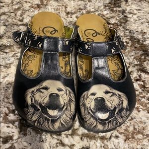 Calceo Golden Retriever Clogs